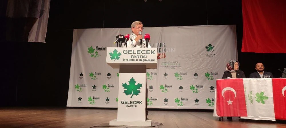 Ahmet Davutoğlu Kongrede MHP ve Ak Parti'yi Hedef Aldı