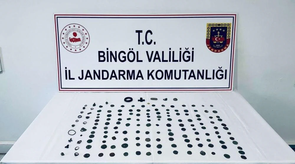 Bingöl'de Tarihi Eser Hırsızlarına Karşı Mücadele: 160 Değerli Eser Kurtarıldı
