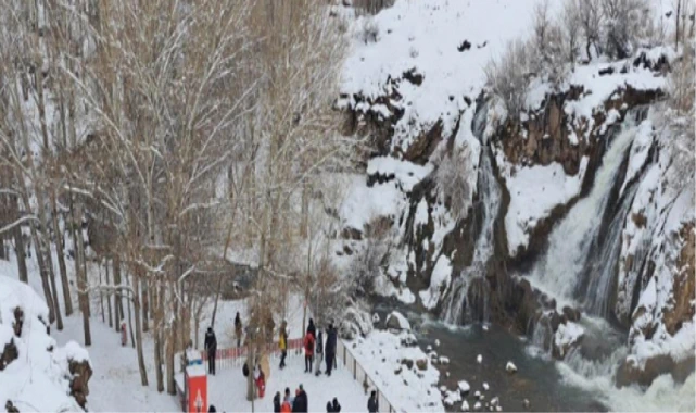 Muradiye Şelalesi’ne yoğun ilgi