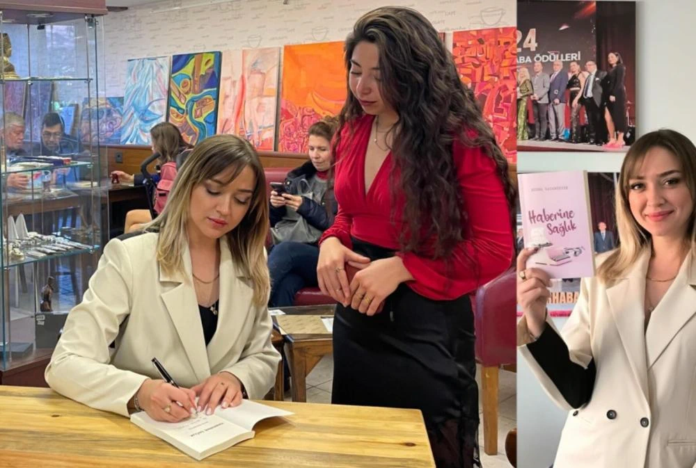 Berna Vatansever’in imza gününe  ilgi