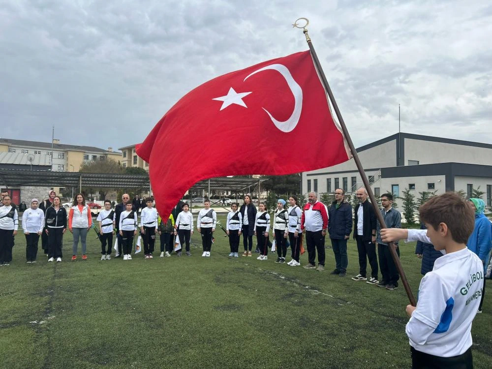Gelibolu'da Okçuluk İl Şampiyonası Yapıldı