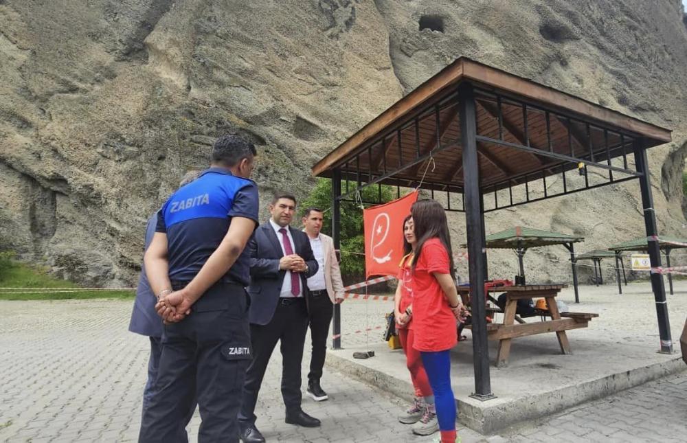 GÜDÜL BELEDİYE BAŞKANI MEHMET DOĞANAY, İN-ÖNÜ MAĞARALAR BÖLGESİNİ ZİYARET ETTİ.