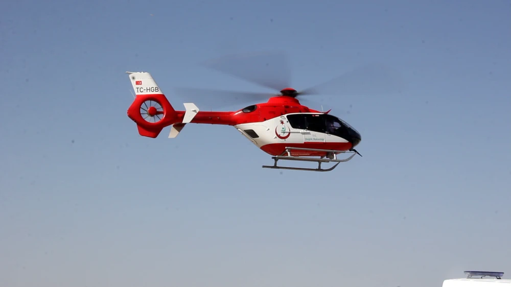 Hava Ambulansı Koah Hastası için havalandı