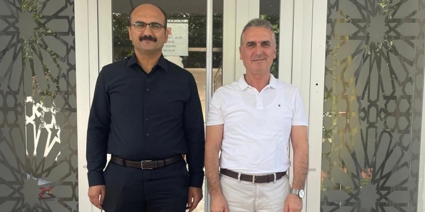 Gelibolu  Kaymakamı Abacı, Evreşe Belediye Başkanı Uysal'ı ziyaret etti