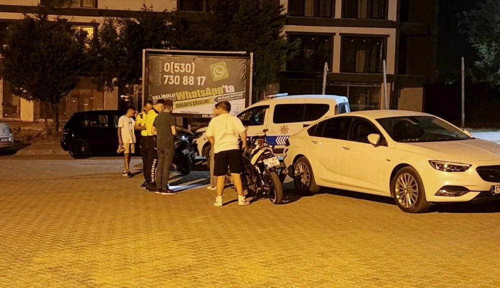 Gelibolu'da Motosiklet Denetimi Devam Ediyor