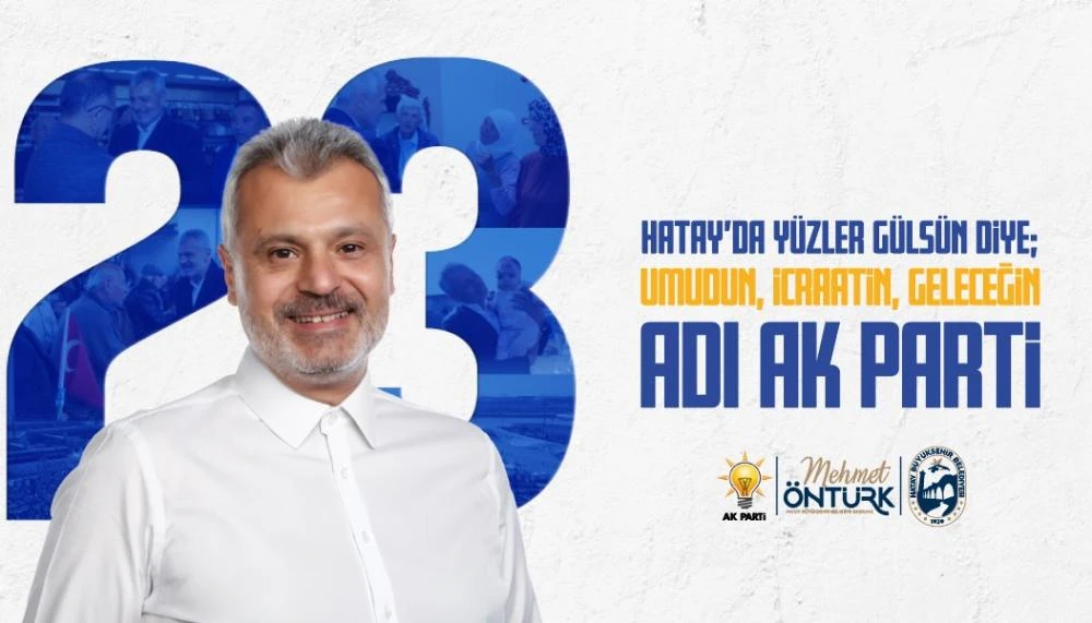 AK Parti'nin 23. Yılında Başkan Öntürk'ten Kutlama Mesajı