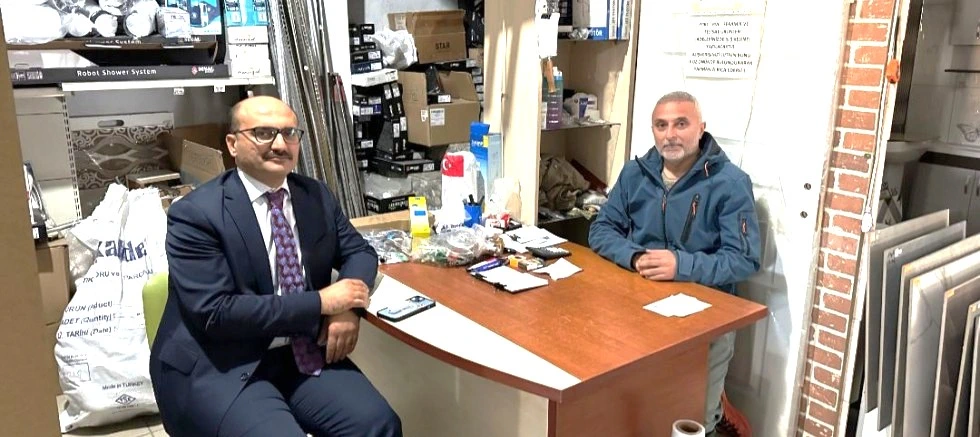 Gelibolu Kaymakamı Bekir Abacı'dan Esnafa Ziyaret