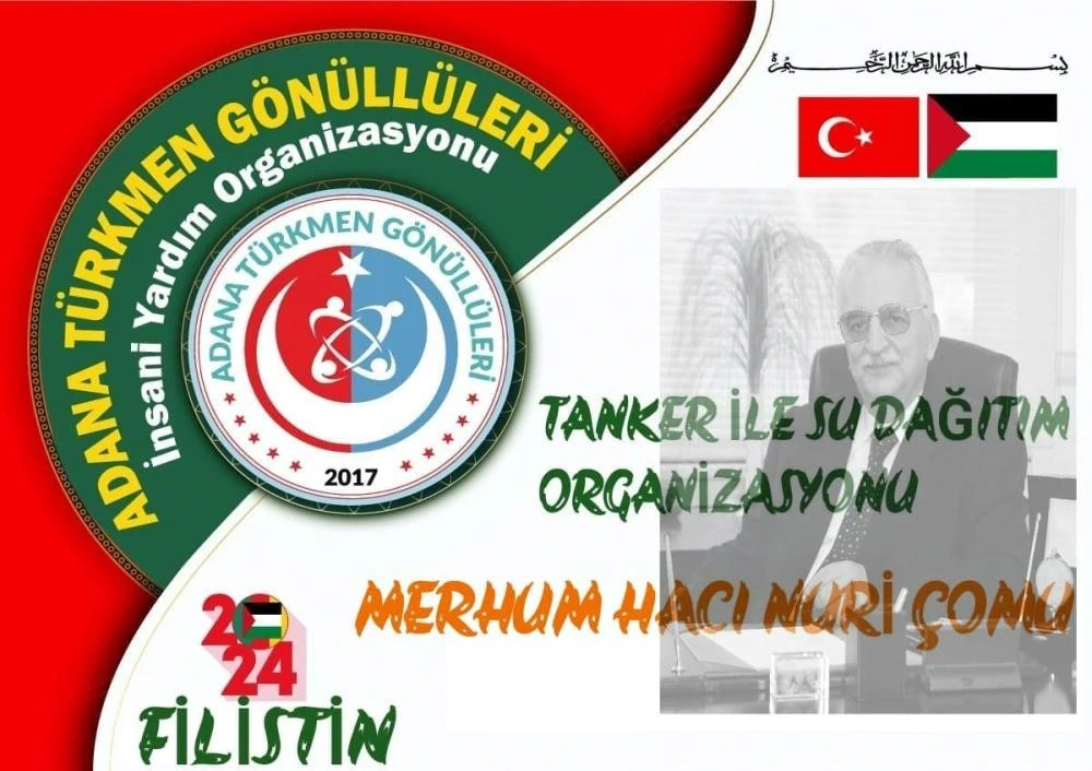 Abdulbaki Sıray’dan Gazze’ye Bir Damla Umut: Hacı Nuri Çomu Anısına Su Yardımı