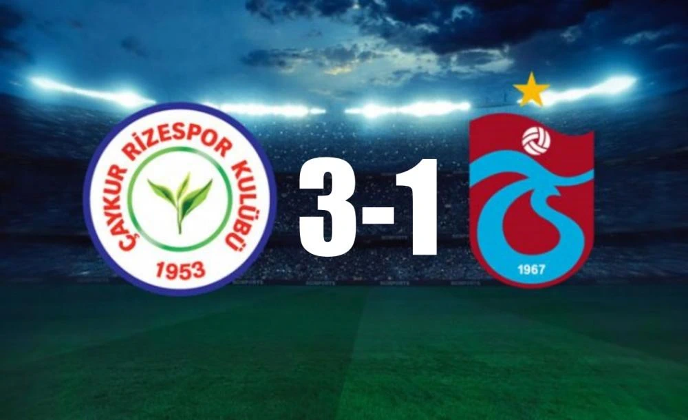 Çaykur Rizespor, 3-1'lik Zaferle Trabzonspor'u Yendi