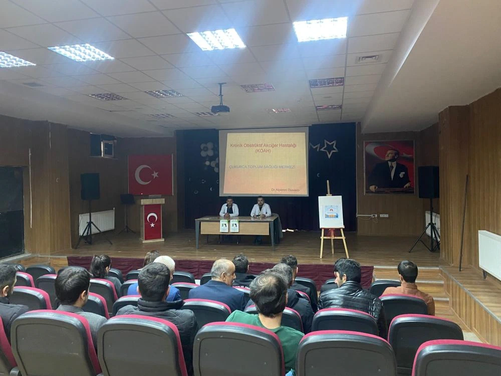 Çukurca’da Akciğer Kanseri Farkındalık Semineri Düzenlendi