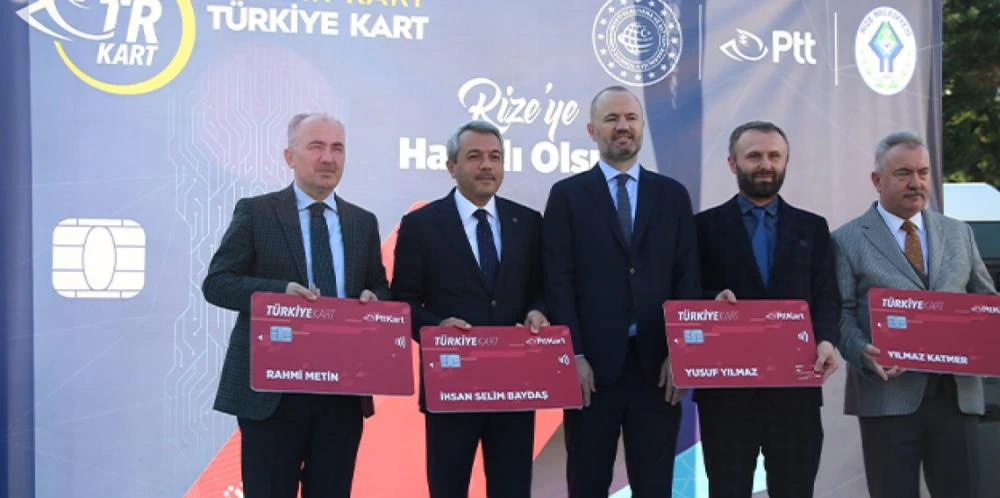 'Türkiye Kart' Uygulaması Rize'de Başladı