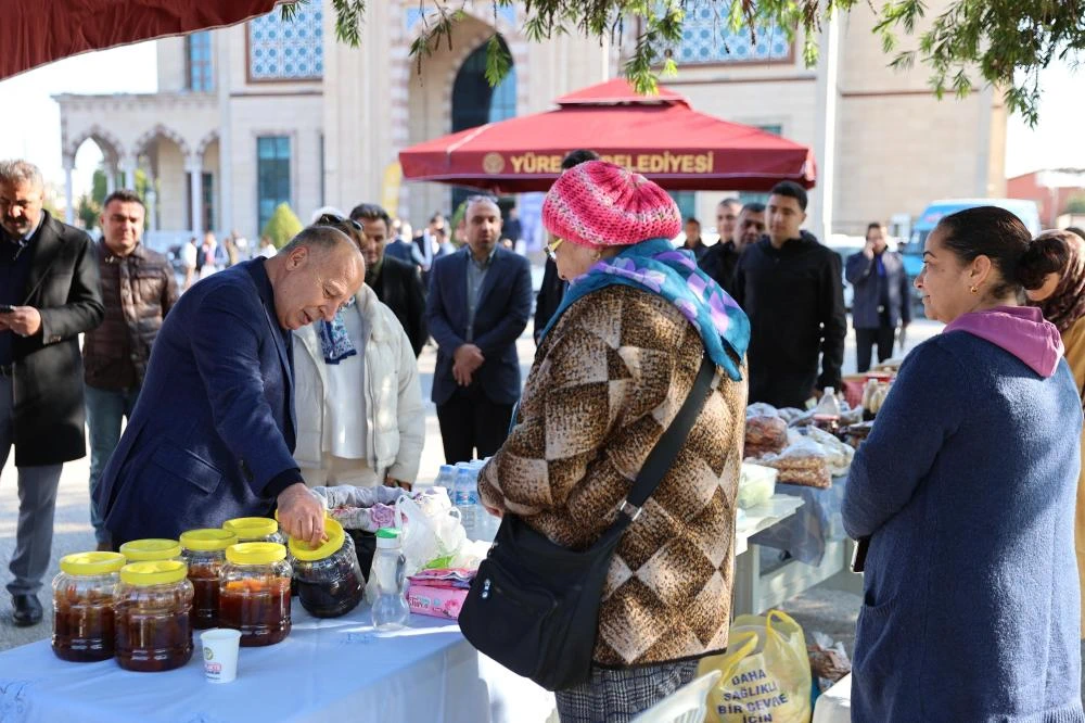 BAŞKAN DEMİRÇALI ÜRETEN KADINLARIN YANINDAYIZ