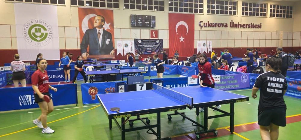 Masa Tenisi Süper Lig Maçları Adana'da Sona Erdi