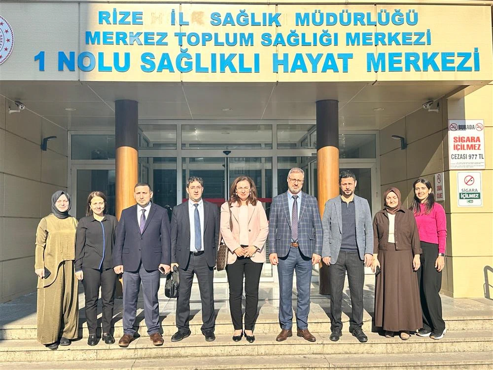 Sağlık Bakanlığı Daire Başkanları Rize'de