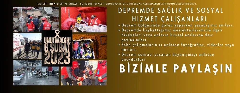 Türk Sağlık-Sen'den Depreme Dair Anlamlı Bir Çalışma