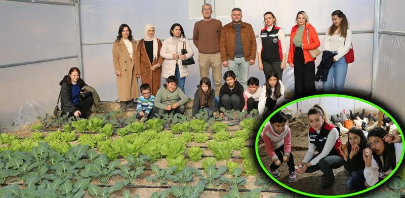"Okuldaki Çiftlik"  Projesi ile Adana’da Çocuklar Tarım ve Hayvancılık Öğreniyor