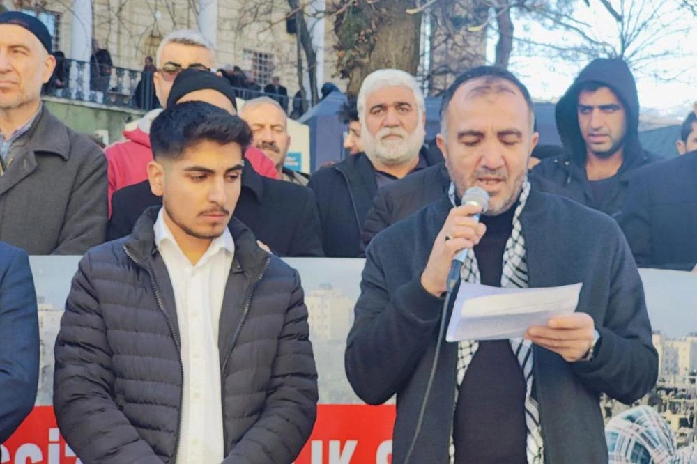 HÜDA PAR Bingöl'den Gazze’ye Destek Çağrısı