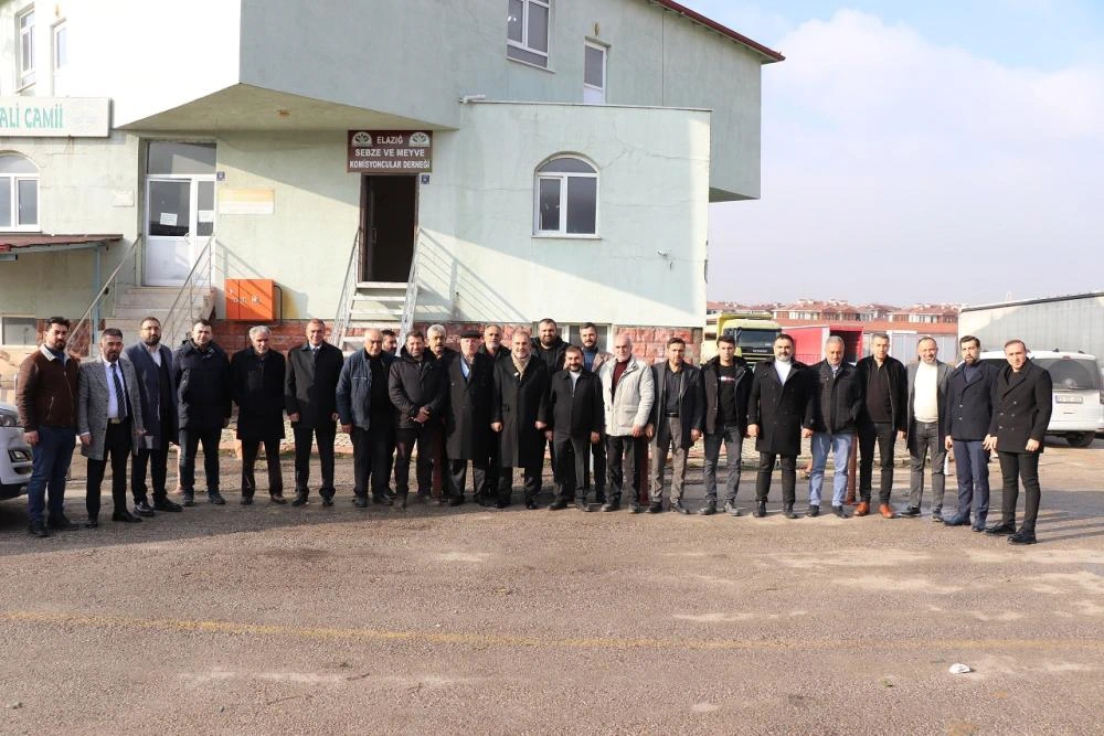 İdris Alan’dan Sebze Haline Ziyaret: “En Önemli Sorun Doğalgaz”