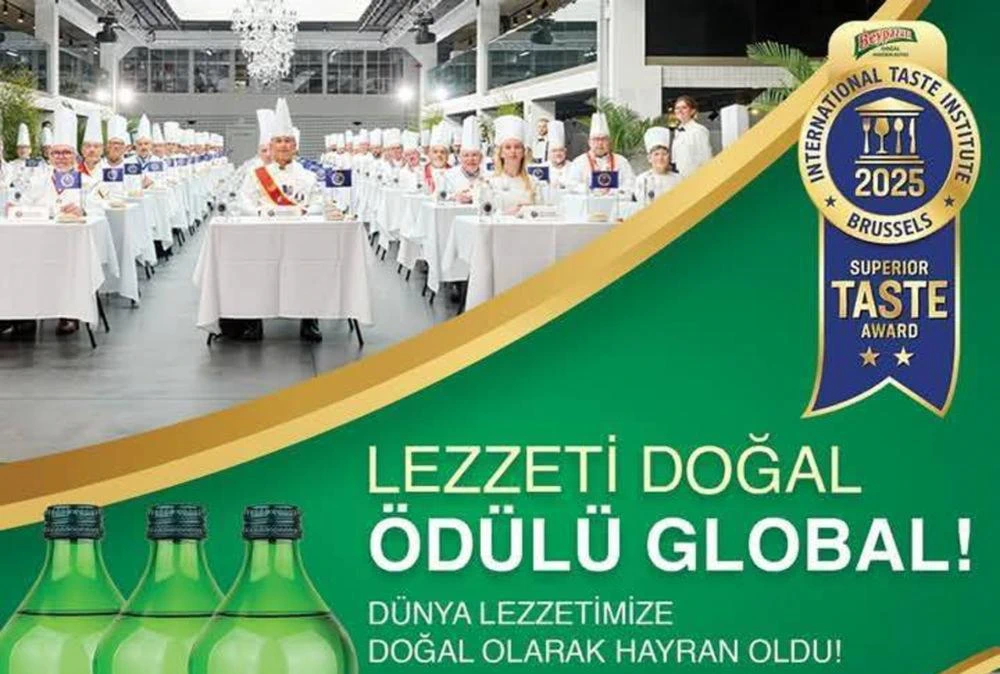 Beypazarı Doğal Maden Suyu Avrupa’dan Üstün Lezzet Ödülüyle Döndü!