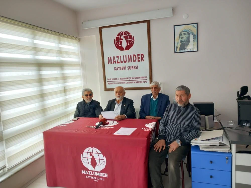 MAZLUMDER Adana, Tanju Özcan’a Tepki Gösterdi