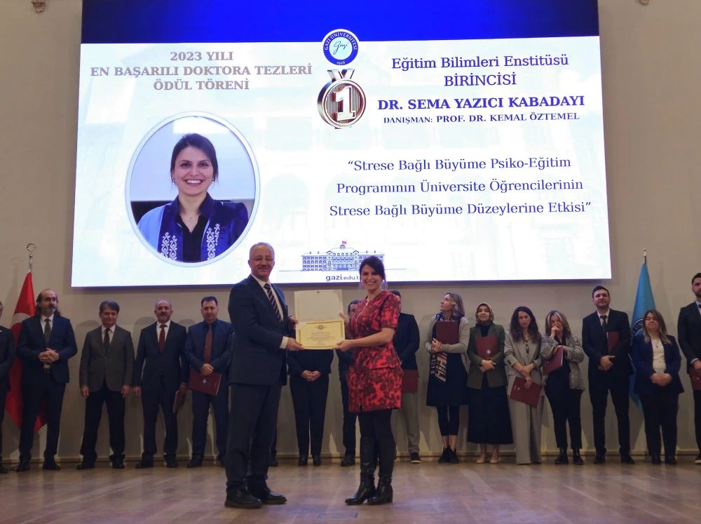 RTEÜ Öğretim Üyesi Sema Yazıcı Kabadayı Doktora Tezinde Birinci Oldu