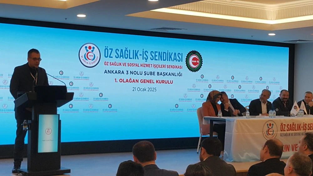 Öz Sağlık-İş Sendikası Genel Kurulunda Başkanlık Seçimi Sonuçlandı