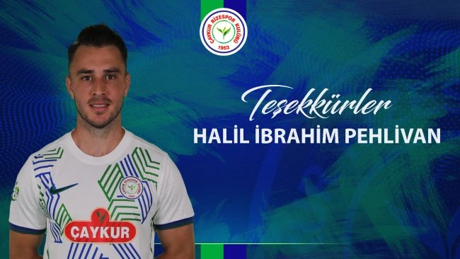 Rizespor, Halil İbrahim Pehlivan’ı Teşekkür ile Uğurladı