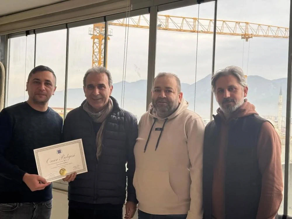 Osmaniye İnşaat Mühendisleri Odası’ndan 40 Yıllık Başarıya Ödül