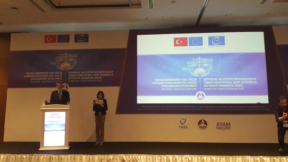 ANAYASA MAHKEMESİ KARARLARI IŞIĞINDA DOĞAL AFET  DÖNEMLERİNDE İNSAN HAKLARI ÇALIŞTAYI ANKARA'DA YAPILDI