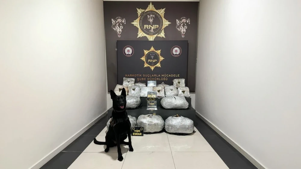 Rize'de Uyuşturucu Operasyonu: Kilolarca Uyuşturucu Madde Ele Geçirildi