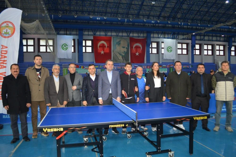 Veteranlar Masa Tenisi Turnuvası Adana’da Gerçekleşti, İlgi Eksik Kaldı