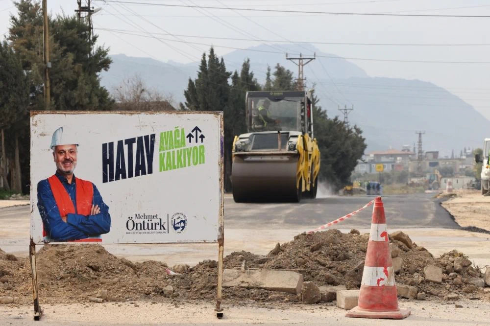 HBB, Antakya’da Yol Yenileme Çalışmalarını Sürdürüyor