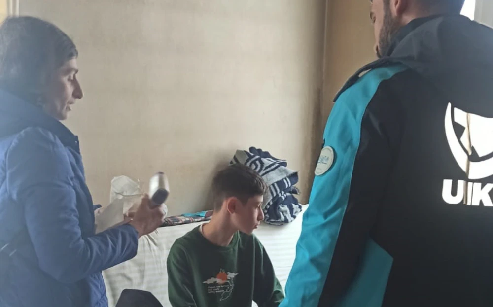 UMKE, Rize’de Karla Kapanan Köyde Hastanın Yardımına Koştu