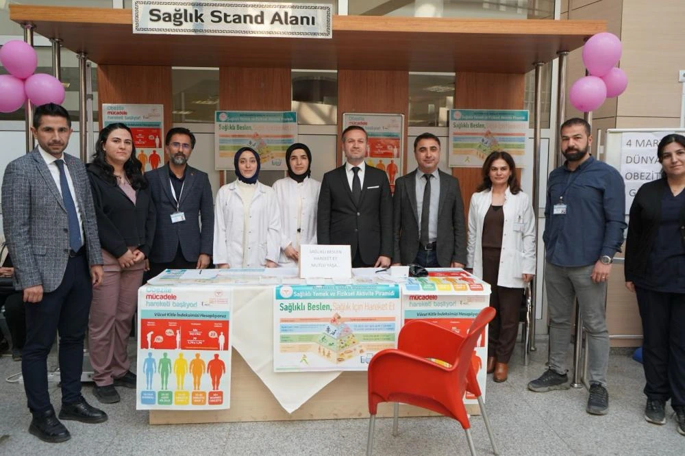 Adıyaman'da Obezite Günü Etkinliği: Vatandaşlar Bilgilendirildi