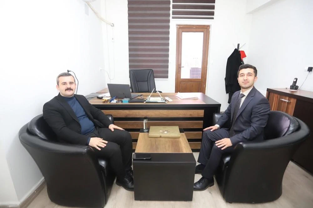 Çukurca Kaymakamı Mert Kumcu'dan Yeni Hâkim Fırat Aslan’a Ziyaret