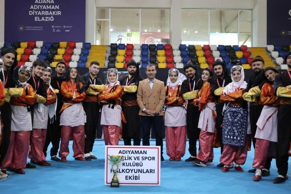 Adıyaman’da Kulüpler Arası Halk Oyunları Yarışmaları Büyük İlgi Gördü