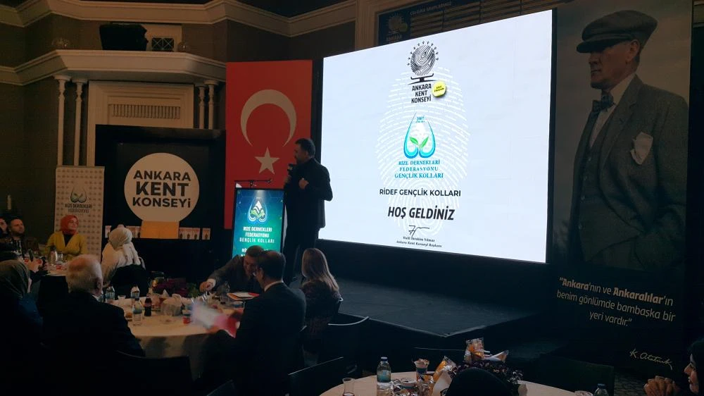 RİDEF Gençlik Kolları Ankara’da İftar Yemeğinde Buluştu