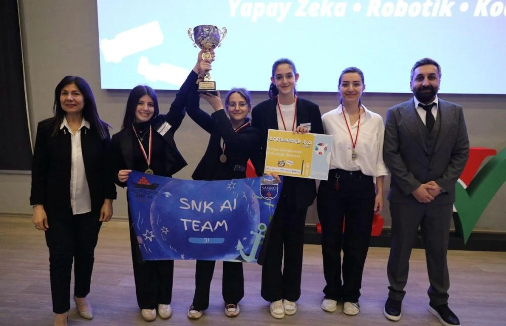 SANKO Okulları Öğrencileri Yapay Zeka Yarışmasında Türkiye Birincisi Oldu