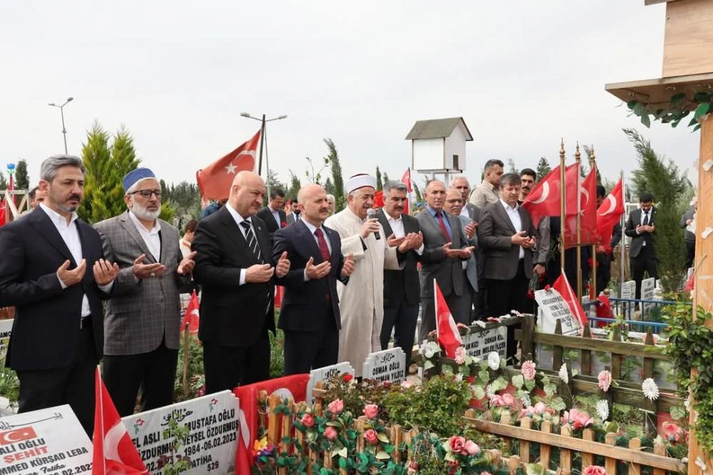 Deprem Şehitleri Ramazan Bayramı Arifesinde Adıyaman’da Anıldı!