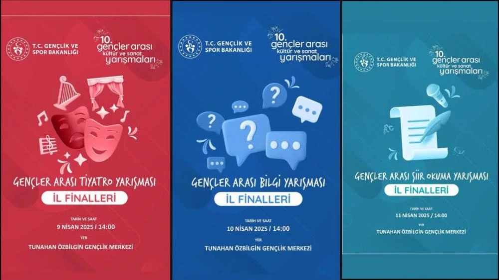 Adıyaman'da Gençler Arası Kültür ve Sanat Yarışmaları Başlıyor