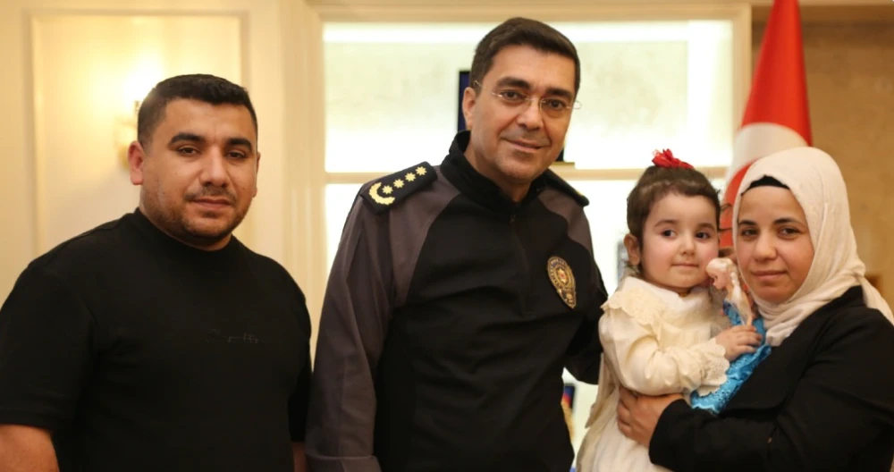 Şanlıurfa Emniyetinden SMA Hastası Menesa Efnan’a Anlamlı Destek