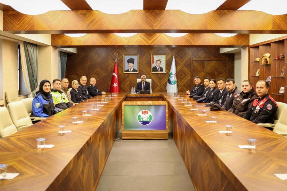 10 Nisan Polis Haftası’nda Rize Valisi’ne Anlamlı Ziyaret