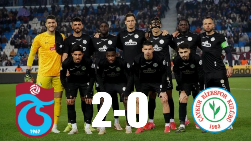 Çaykur Rizespor, Trabzon Deplasmanında Kaybetti