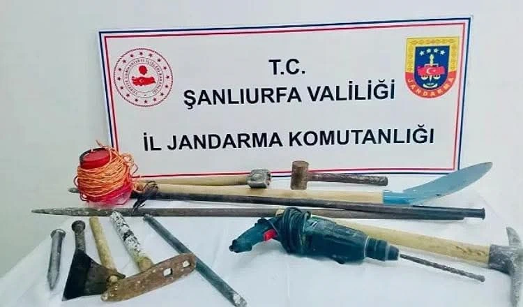 Ceylanpınar’da Define Arayan 3 Kişi Suçüstü Yakalandı