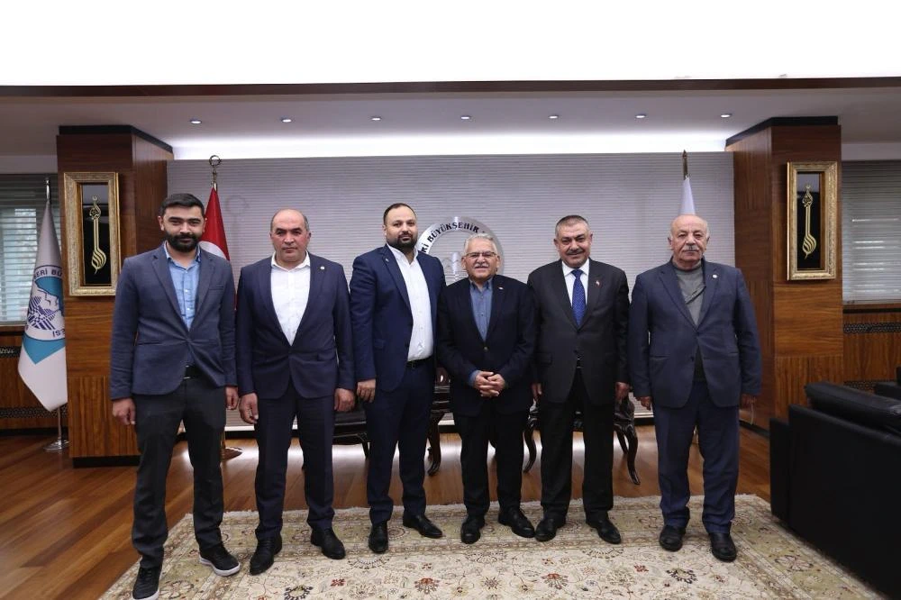 Kayseri’de Ziraat Odası Başkanlarından Başkan Büyükkılıç’a Ziyaret