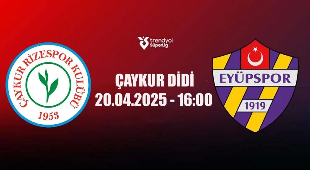 Çaykur Rizespor Kritik Maçta Eyüpspor'u Konuk Ediyor