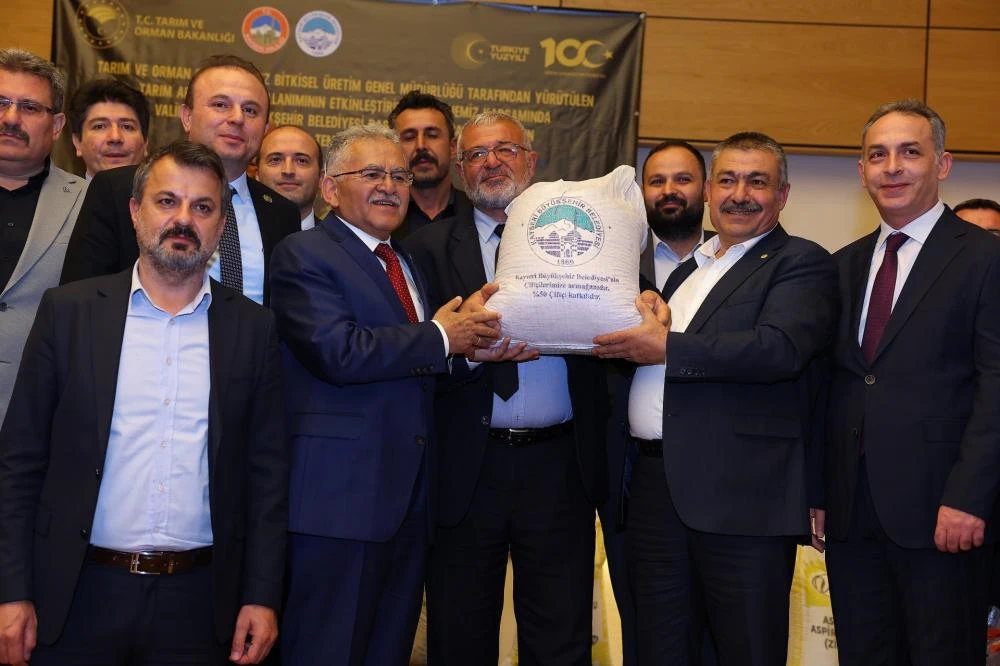 Kayseri Büyükşehir'den Çiftçiye 11.5 Milyon TL'lik Tohum Desteği
