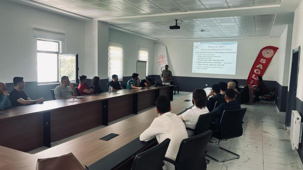 Sağlık Çalışanlarına Yönelik KBRN Eğitimi Devam Ediyor