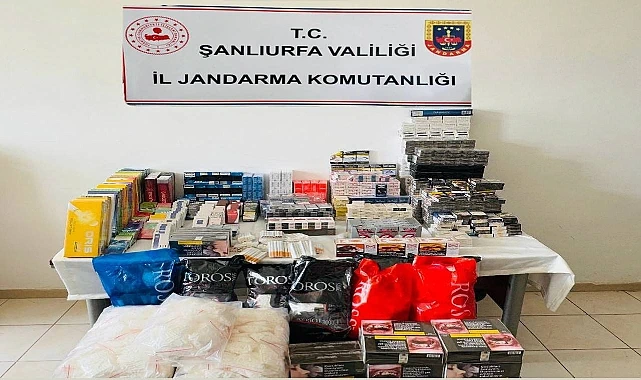 Şanlıurfa'da Kaçakçılara Nefes Aldırmayan Operasyon! Kaçak Ürünler Ele Geçirildi