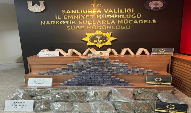 Şanlıurfa İl Emniyet Müdürlüğü’nden Uyuşturucuya Ağır Darbe!